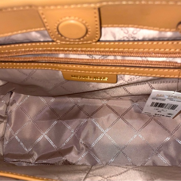 Michael Kors Luisa MD Satchel in Pale Peanut - NWT - Picture 6 of 10